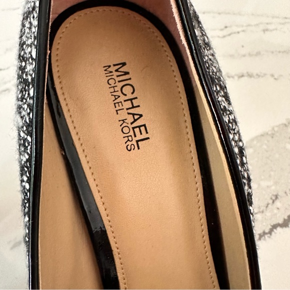 Michael Kors Sabrina Chain Heel Tweed Pumps - Picture 7 of 15